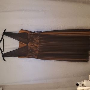 JS Boutique black and nude cocktail dress. Size 10. NEVER WORN.